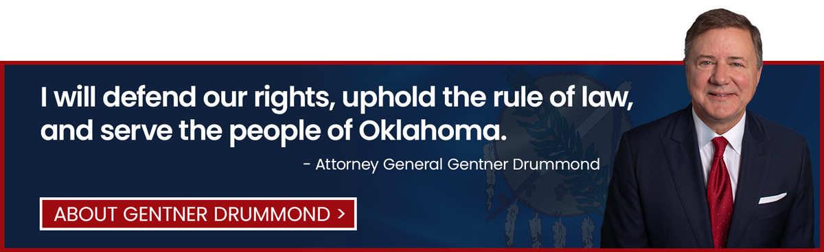 I will defend our rights, uphold the rule of law,  and serve the people of Oklahoma.