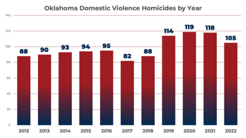 Domestic violence deaths by year bar graph